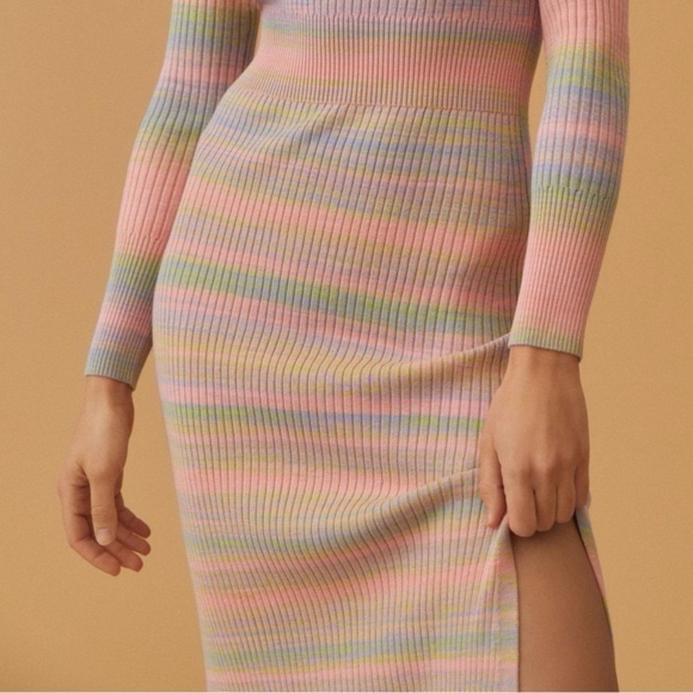 Anthropologie Daily Practice Sweater Knit Pastel Dress - Picture 9 of 11